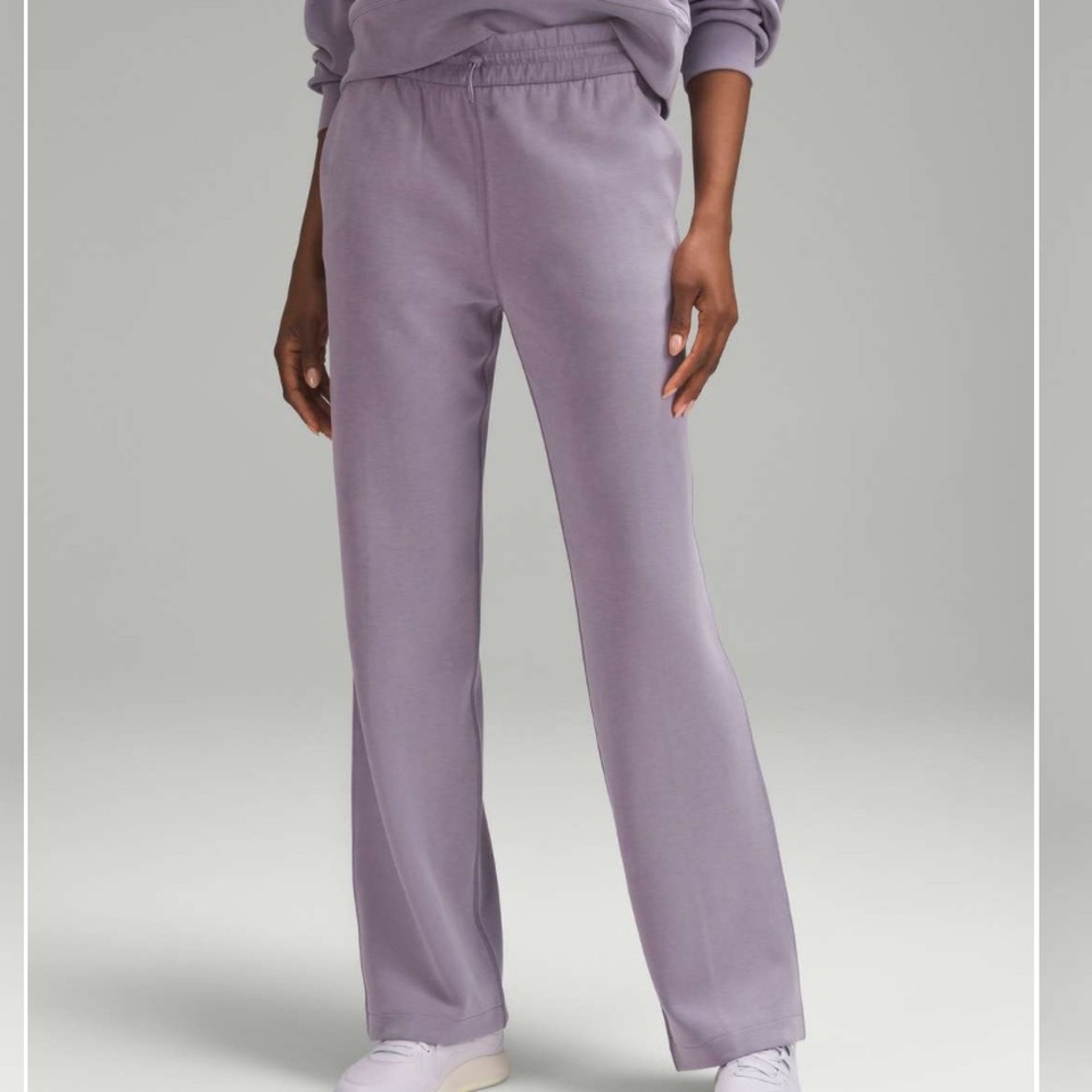 Lululemon Softstreme High-Rise Pant *Full Length Purple Ash EUC